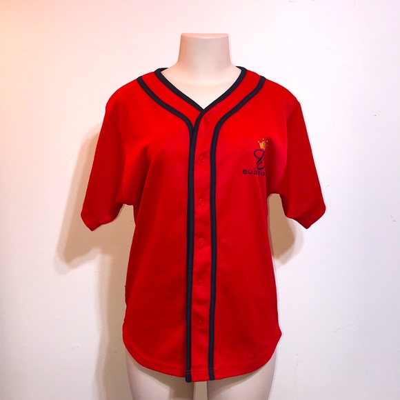 Dale Jr 8 Budweiser Red Button Up Jersey Winner M - Picture 2 of 16